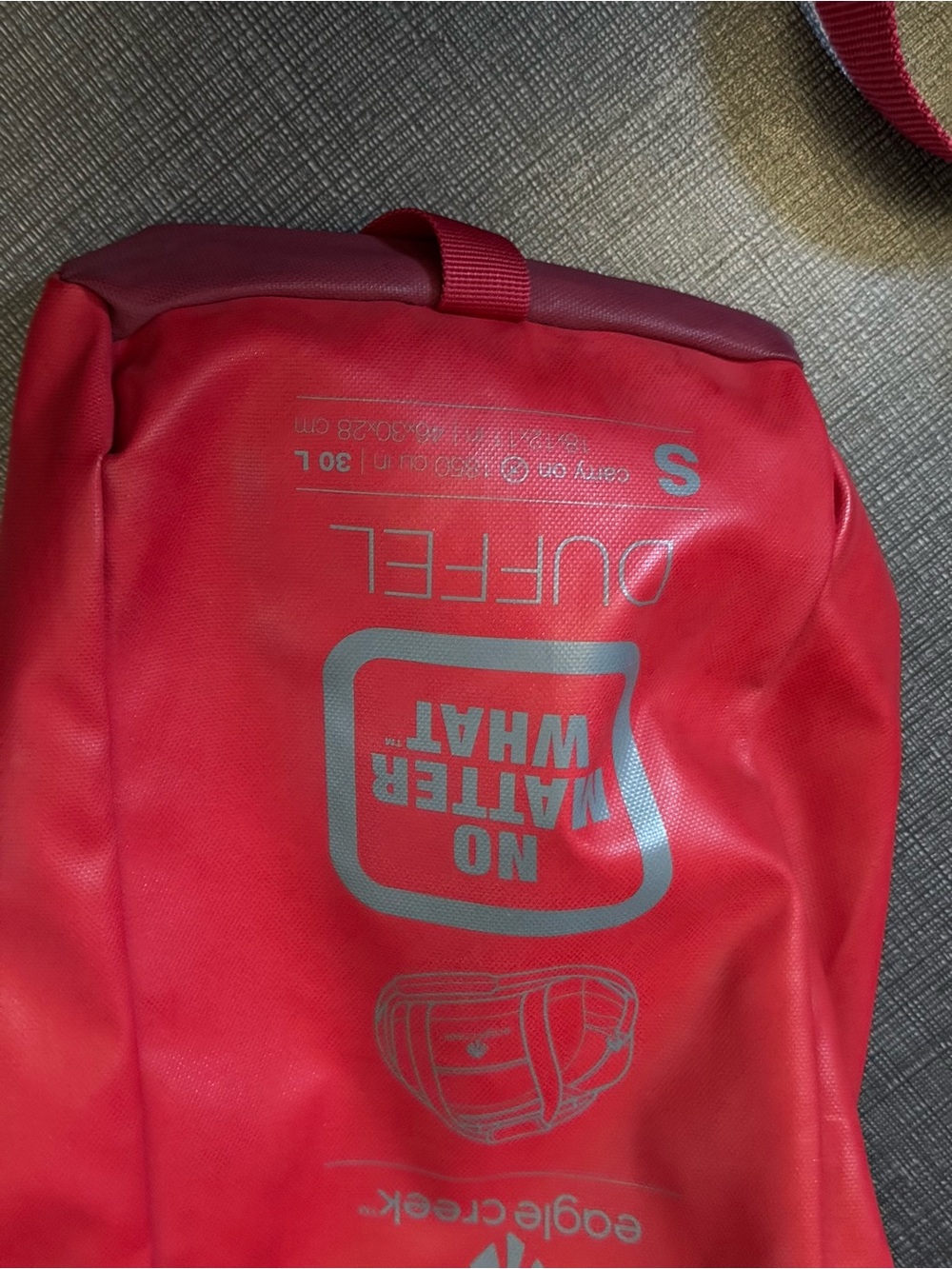 Eagle Creek Red Travel Duffel Bag - Picture 5 of 8